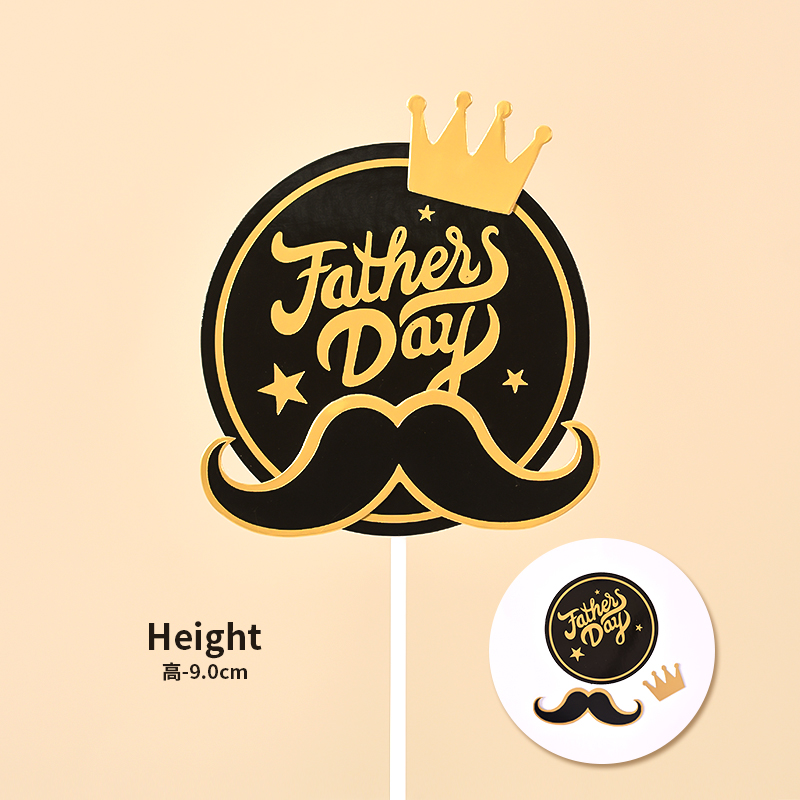 （纸）烫金 胡子 father’s day