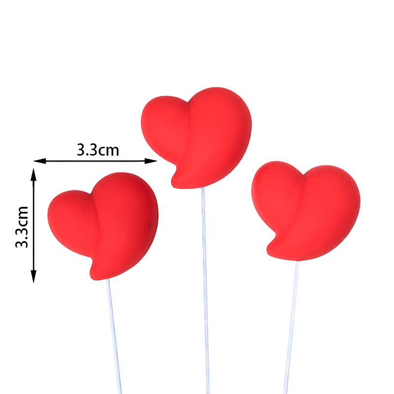 （软胶）大号爱心3个装